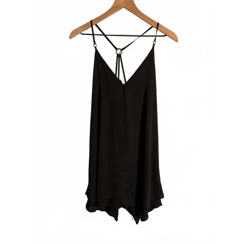 Amanda Uprichard little black strappy dress - women’s small